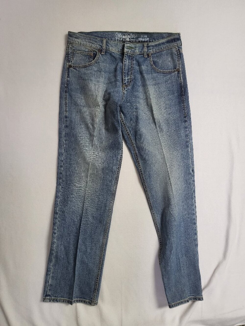 Wrangler Retro Jeans - Slim Straight - Size 33x32